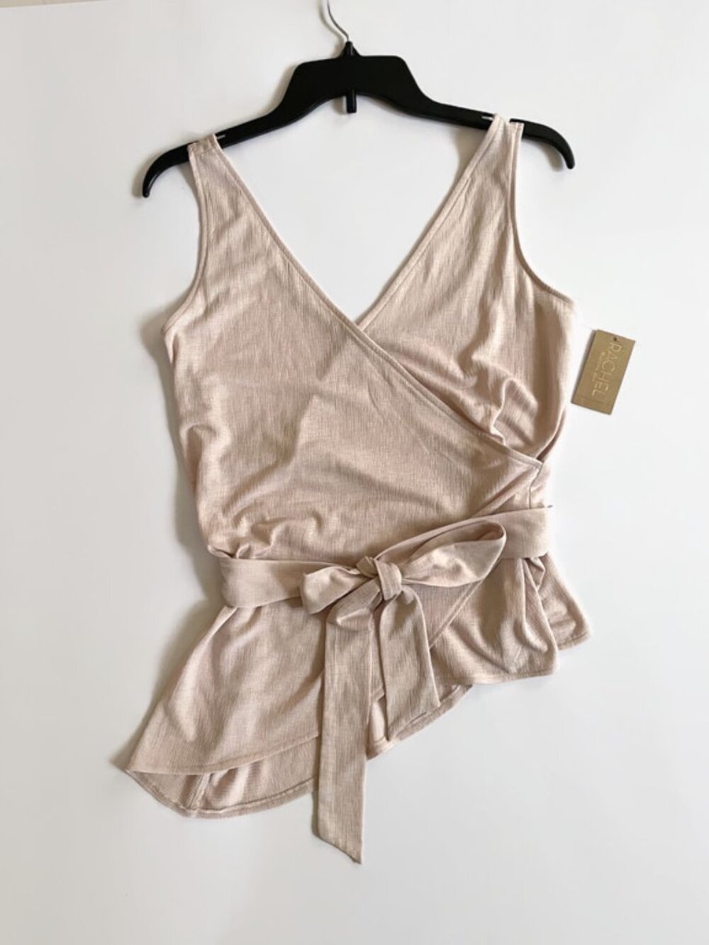 RACHEL Rachel Roy Cute lightweight wrap top with tie design ✿